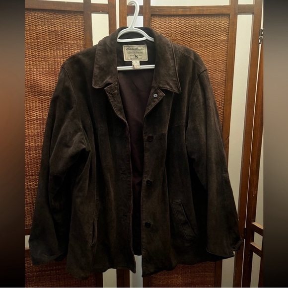 Eddie Bauer Jackets & Blazers - Eddie Bauer suede leather coat